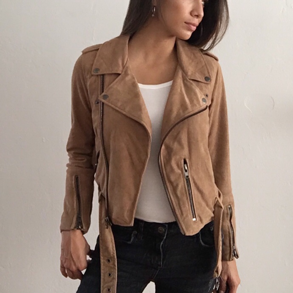 Faux Suede Tan Jacket